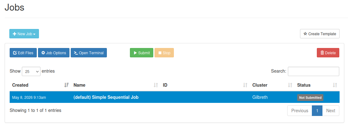 An image of job composer